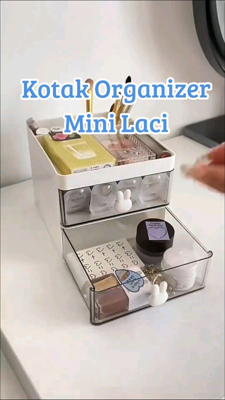 Kotak organizer mini laci #organizermini #laciminiserbaguna #RacunShopee #SpillRacunShopee #ViralDiShopeeVideo