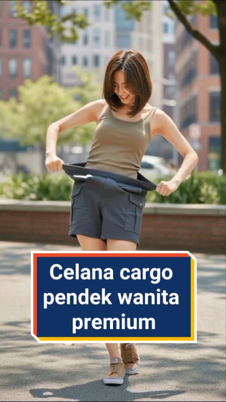 Celana cargo pendek wanita terbaru #RacunShopeeCantik #DiskonRacunShopee #GratisOngkirRP0 #ShopeeCOD #RacunShopee #mustaqimstore