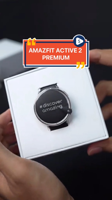 Amazfit active 2 premium #shopeevideo #ShopeeLook #ShopeeCOD #DiskonRacunShopee #Diskon50Persen