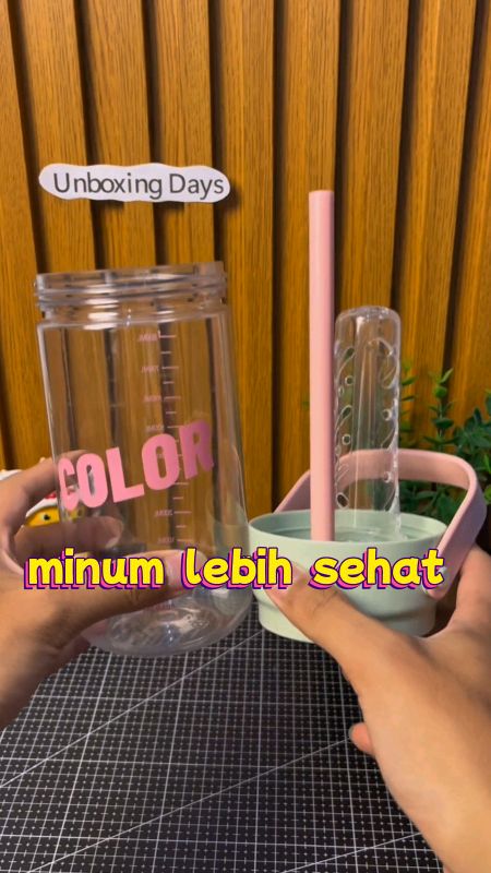 Promo tumbler sehat #shopeeaffiliate #racunshopee #shopeevideo #reviewproduk #unboxing #botolminum #tumblerkekinian #tumblerinfuse #botolminumviral