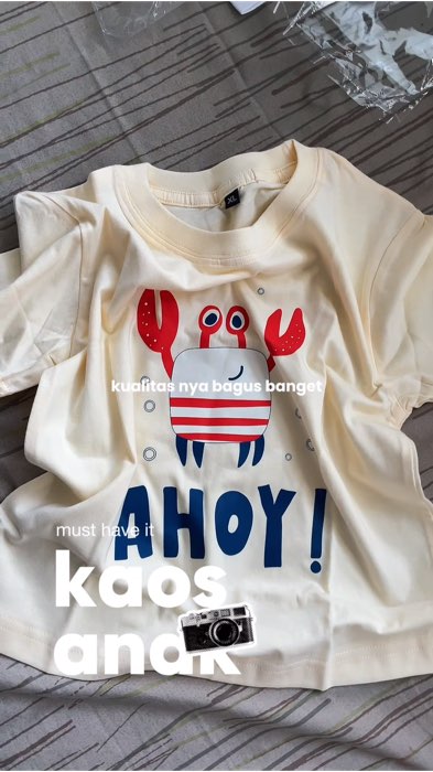 G nyangka kualitasnya bagus banget mana harganya lebih murah lagi #ShopeeFashionHaul #bajukaosanakkekinian #bajukaosanaklakilaki #bajukaosanak