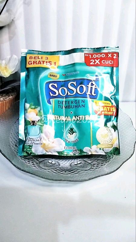 Sosoft Detergen cair hadiah 1 piring cantik #SpillBawaBerkah #RacunShopee #sosoftdetergentcair #detergencair