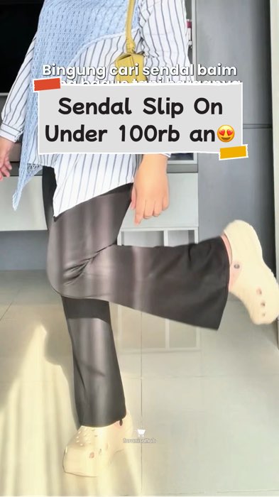 Sendal baim yang ringan bgt dipakenya, wajib punya #sandalbaimwanita #sandalslipon #sandalbaimfashioncewek #fypage #RacunShopeeCheck