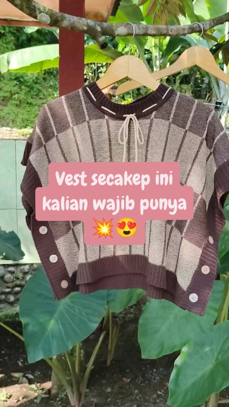 Atasan vest crop cantik mewah 🥰🌺#atasanvestwanita #vestrajutcroptop #RacunShopeeOutfit #ViralDiShopeeVideo #fyp #kualitasbagus #GratisOngkirRP0