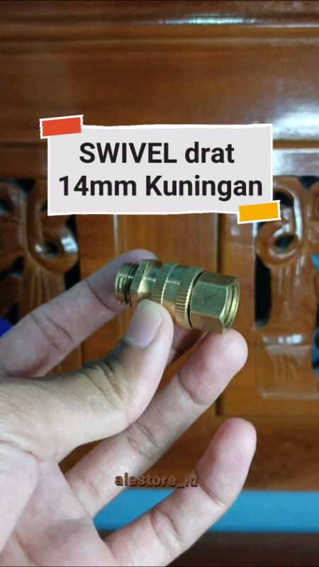 cocok untuk mesin sprayer hama TU26 & kompresor angin #swivelserbaguna #swivelkompresor #swivelantikusut #GratisOngkirRP0 #ShopeeCOD #PromoNonStop