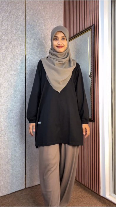 Buat seragaman cakep nih! #ShopeeLook #ShopeeFashionHaul #kaostunik #tunikkaos #kaoswanita #kaosolahragawanita #kaossenam #kaosmurah #kaosoversize