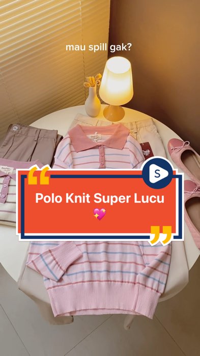 link belanja di atas 👆🏻💖 #polo #sweatshirt #knit #outfitinspiration