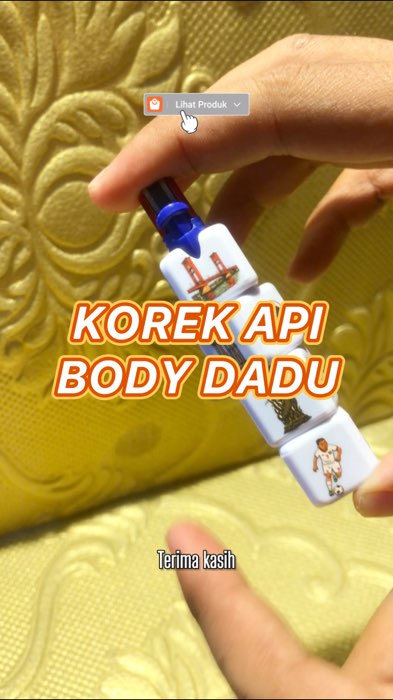 Korek Body Dadu Unik #korek #korekapiunik #korekapi #SpillBawaBerkah #SpillRacunShopee #GratisOngkirRP0 #RacunShopee #ViralDiShopeeVideo