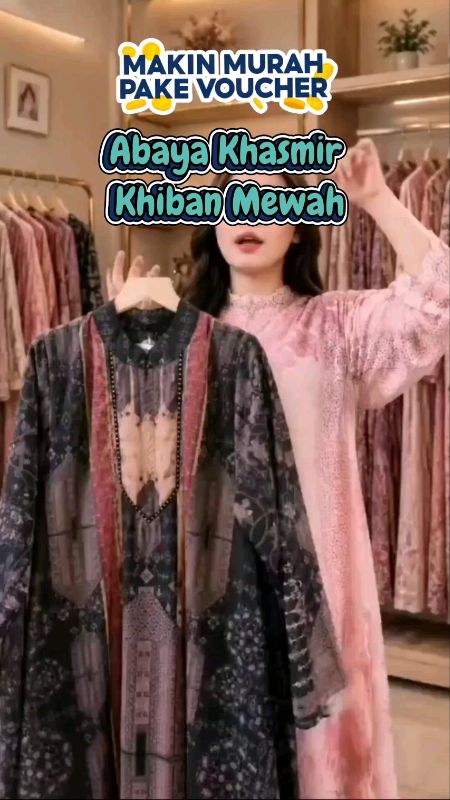 Dress Abaya Kaahmir Khiban #abaya #abayakhasmir #dress #abay #SpillRacunShopee #GratisOngkirRP0 #ShopeeCOD #gajiansale #PromoNonStop #outfitideas
