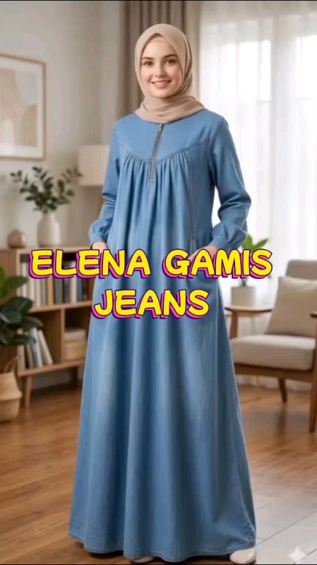 #Elenagamisjeans#Gamiswanita#ShopeeFashionHaul #DiskonRacunShopee #shopeevideo #GamisDenimcasualkekinian