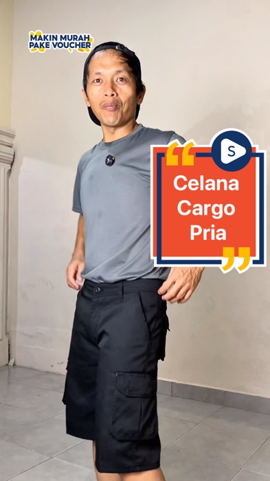 Celana cargo pria #ViralDiShopeeVideo #FashiondiShopee #RacunShopee #SpillBawaBerkah #GakNyeselBeliIni #celanacargo #Celanacargopria