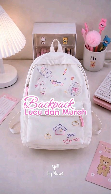 Tas sekolah anak perempuan #ShopeeLook #ranselminikorea #PejuangRupiah #viraldishopee #PerempuanHebat #taswanitamurah #ShopeeReview #ShopeeCOD #CODinA