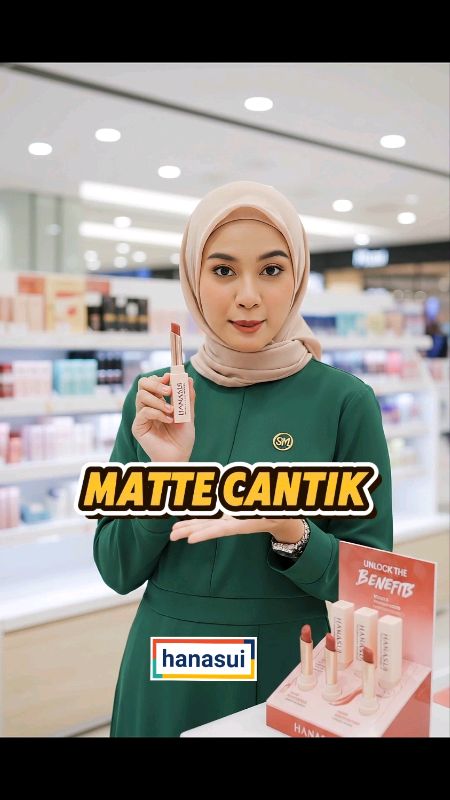 Hanasui Mattedorable Lipstick  #hanasui #hanasuilipstick #lipstickhanasui #lipstickviral #makeupmurah