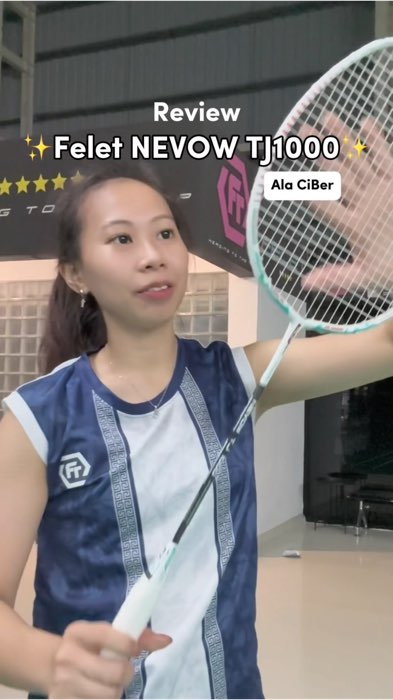 Raket felet nevow tj 1000 pro 🏸✨ #feletbadminton #raketbadminton #raketfelet #reviewraket