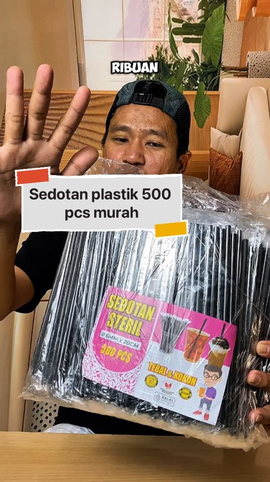sedotan plastik steril murah #sedotanplastikmurah #ViralDiShopeeVideo #PromoNonStop