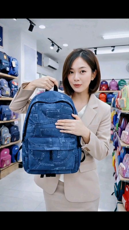 tas ransel sekolah, kuliah, kerja #tasdenim #tasjeans #tasranselsekolah  #tasranseldenim #tasransel