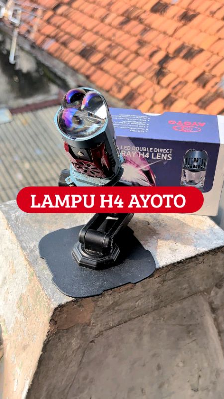 Lampu H4 Ayoto. #biledayoto #h4ayoto #miniprojieh4 #RacunShopee #RacunShopeeCheck