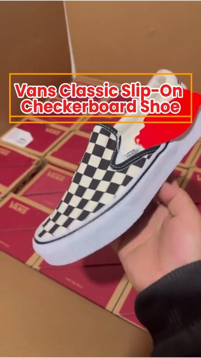 #Vans Classic Slip-On Checkerboard Shoe #ShopeeLook #ShopeeCOD #GratisOngkirRP0 #ShopeeFashionHaul #SpillBawaBerkah #fypシ #fyp #vans