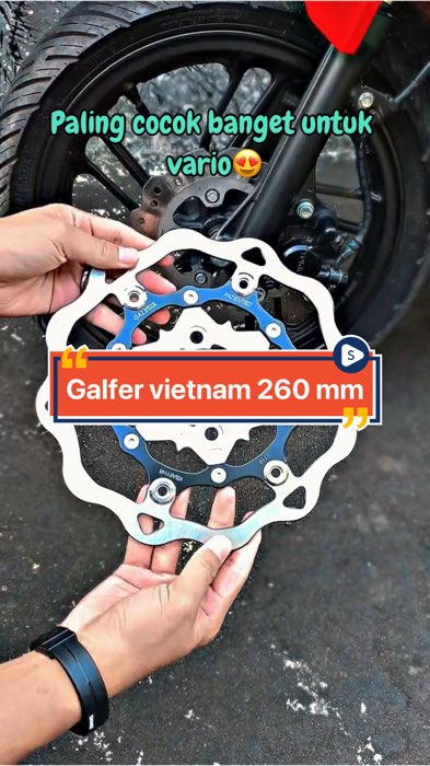 Piringan cakram vietnam #piringancakram #piringancakram260mm #GalferVietname #RacunShopee #SpillRacunShopee #GakNyeselBeliIni #CODinApa #ShopeeLook