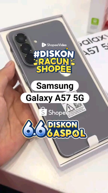 Samsung Galaxy A57 5G‼️#PromoNonStop #ViralDiShopeeVideo #PejuangRupiah #GratisOngkirRP0 #samsung #GalaxyA575G