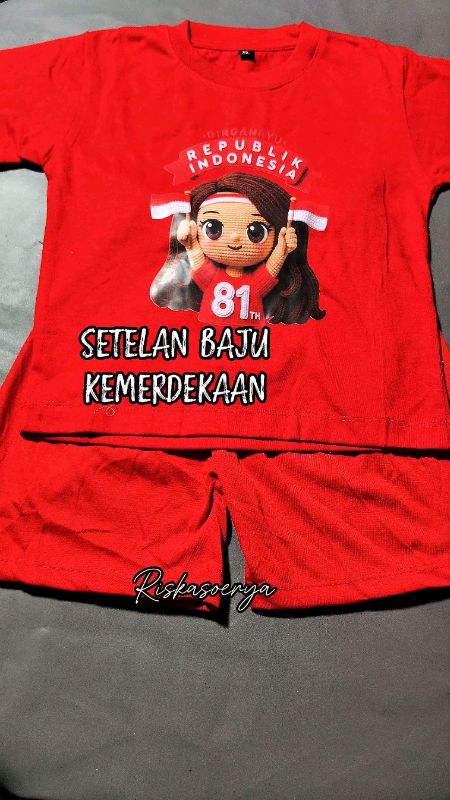 rekomend bgt untuk hari kemerdekaan 😍#setelan17agustus#setelan17an  #setelananak #setelankemerdekaan#GratisOngkirRP0  #TermurahDiShopee