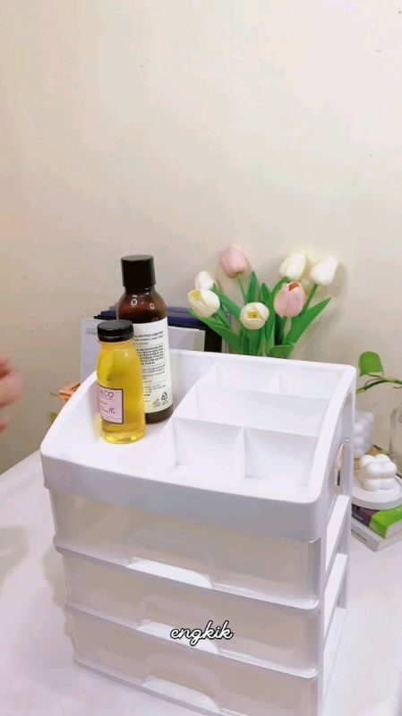 PROMO lemari/Rak kosmetik #belanjadishopee #belisemuadishopee #RacunShopee