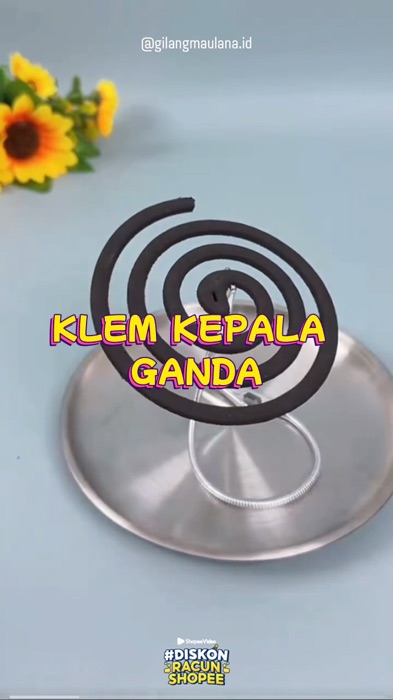 Stainless Steel Kepala Ganda Klem capit obat nyamuk #capit #obatnyamuk #ViralDiShopeeVideo #RacunShopee #SpillRacunShopee #RacunShopeeCheck