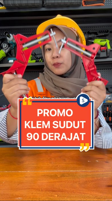 Promo klem sudut siku 90 derajat #klemsudutkayu #klemsudut #klemsiku #PromoNonStop #promoshopee #promo #DiskonShopeeVideo #DiskonRacunShopeee
