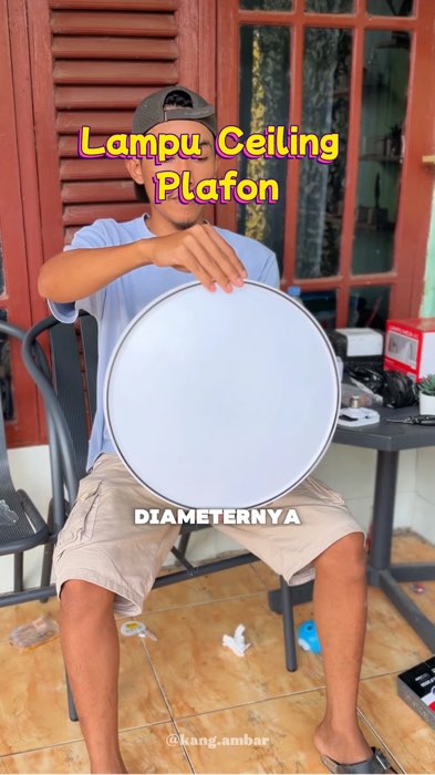 Lampu ceiling plafon terang hemat energi dari Aoki #lampuceiling #lampuceilingplafon #lampuplafon
