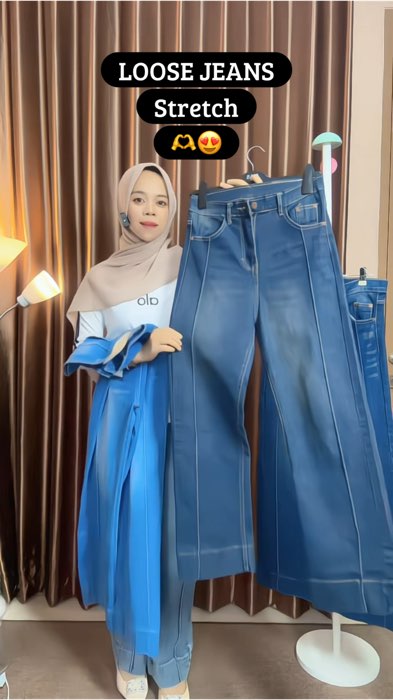 Loose jeans nyaman di pake😎🫶#loose #loosejeans #RacunShopee #jeanshighwaist #jeanswanita