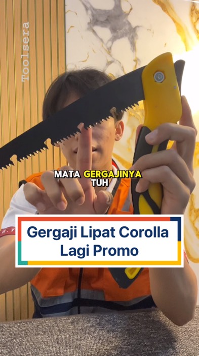 Gergaji Lipat Corolla Lagi Promo #gergajilipat #gergajimini #gergaji #gergajiportabel #alattukang #perkakas #alatpertukangan #GratisOngkirRP0
