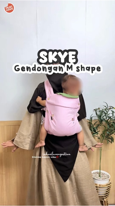 Gendongan m shape #GratisOngkirRP0 #SpillRacunShopee #DiskonRacunShopee #gendongan #mshape #skyebaby #comfywithskye #closeeverymoment