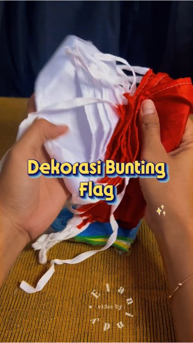 Agustusan makin meriah #buntingflag #Buntingflagmerahputih #dekorasiagustusan #hiasanagustusan #spillproduk #produklaris #ShopeeDekorasiHaul