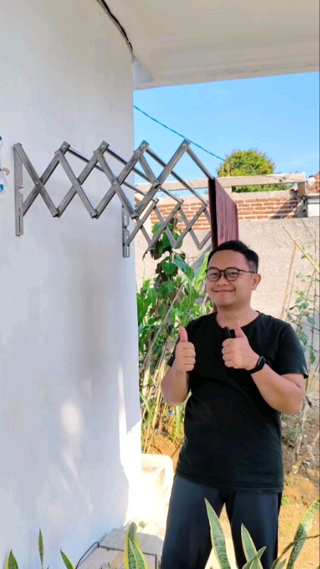 Jemuran Lipat Dingin #jemuranbaju #jemuranlipat #jemuranminimalis #jemuranstainless #jemur #stainlesssteel #kokoh #simple #jemurpakaian #ShopeeVideo