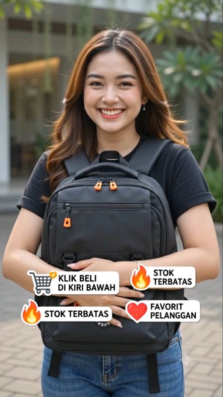 tas ransel pria dan wanita #tasransel #tasranselwanita #tasranselsekolah #ViralDiShopeeVideo #GratisOngkirRP0 #RacunShopee