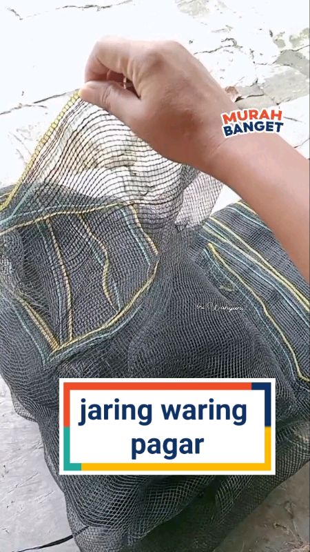 jaring waring pagar tinggi 1,2m #jaringwaring #jaringwaringpagar #waringpagar #RacunShopee #PromoNonStop #DiskonRacunShopee #ViralDiShopeeVideo
