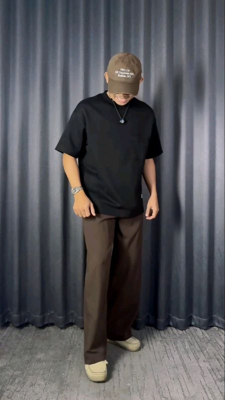 Nih jujur emang celana loose fit ini gua beli dikeranjang bawah #celana #loosepants #celanaloose #loosefit