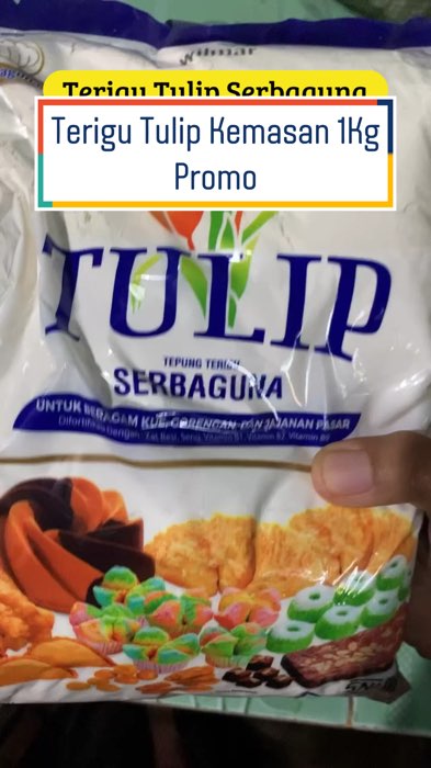 Terigu tulip terigu serbaguna #terigutulip #tulipteriguserbaguna #terigutulip1kg #terigutulipserbaguna #PromoNonStopp #RacunShopee #ShopeeCOD