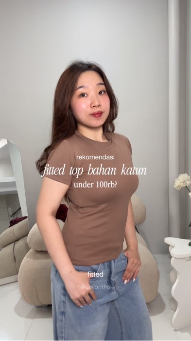 bingung kok bs semurah & sebagus ini bahannya #fittedtop #kaosbasic #basictop #slimfittop #bajuslimfit