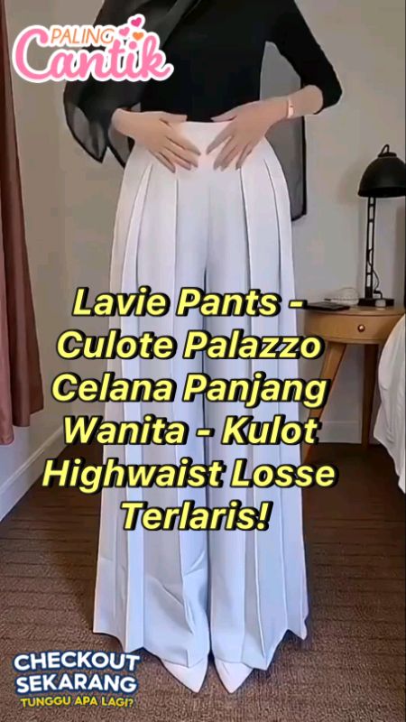 Lavie Pants Celana Panjang Wanita - Kulot Highwaist Losse Pants - Formal Wid Leg Casual Terlaris!#RacunShopee #SpillBawaBerkah #ShopeeLook #ShopeeCOD