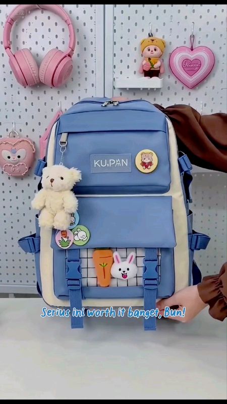 Tas 5in1 #PromoNonStop #tasranselanakperempuan #tasranselkarakter #SpillBawaBerkah #PejuangRupiah #tas #DiskonRacunShopee #taswanitamurah #taswanita
