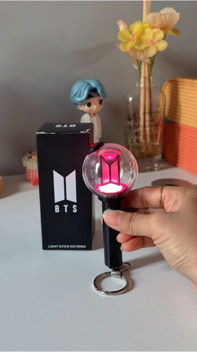 Gemes banget mini amybam nya 😍#armybomb #lightstick #lighstickskpop #minilightstick #lightstickbts #lightstickkeyring #bts #kpopmerch