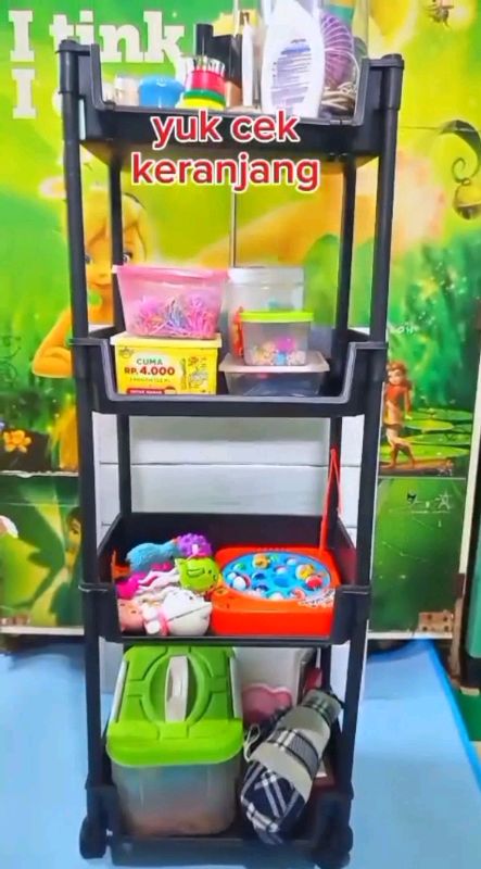 Rak troli multifungsi #rakserbaguna #raksusunserbaguna #raksusunmurah #raktroliplastik