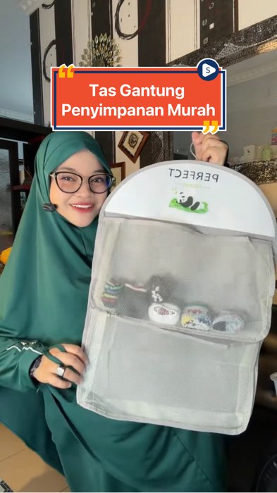 Beli disini ada diskon 😍😍#PromoNonStop #GratisOngkirRP0 #DiskonRacunShopee #tasgantung #taspenyimpanan #tasgantungjaring