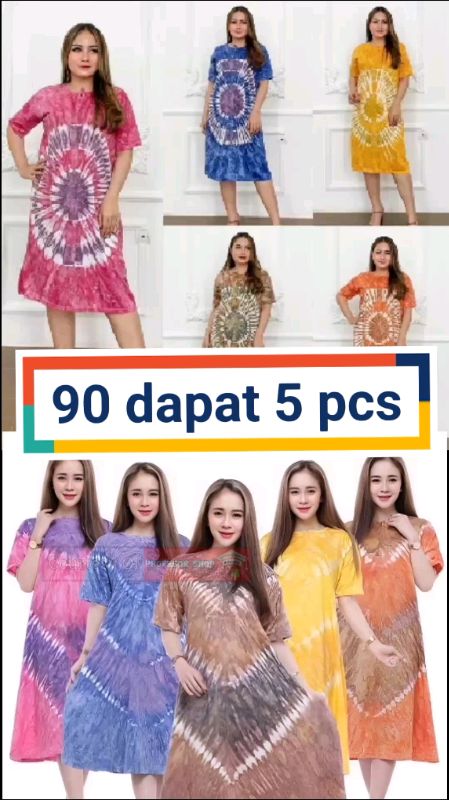 Daster promo 90 ribu 5 pcs #dastermurah #dasterbatik #dasterpromo #promo90rbdpt5 #ShopeeCOD #shopeepromo #BeautyFest #ShopeeFashionHaul #bigsale