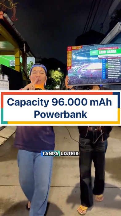 Capacity 96.000 mAh Powerbank#RacunShopee#GratisOngkirRP0#ViralDiShopeeVideo#shopeevideo#fyp#viral#ShopeeLook#ShopeeCOD#RacunShopee#shopeevideo