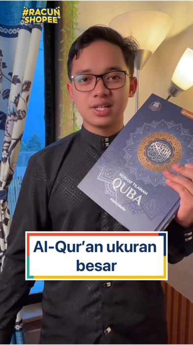 Al-Quran besar #SpillBawaBerkah #ViralDiShopeeVideo #GakNyeselBeliIni #Diskon40RB #SpillRacunShopee #ShopeeCOD #alquranbesar
