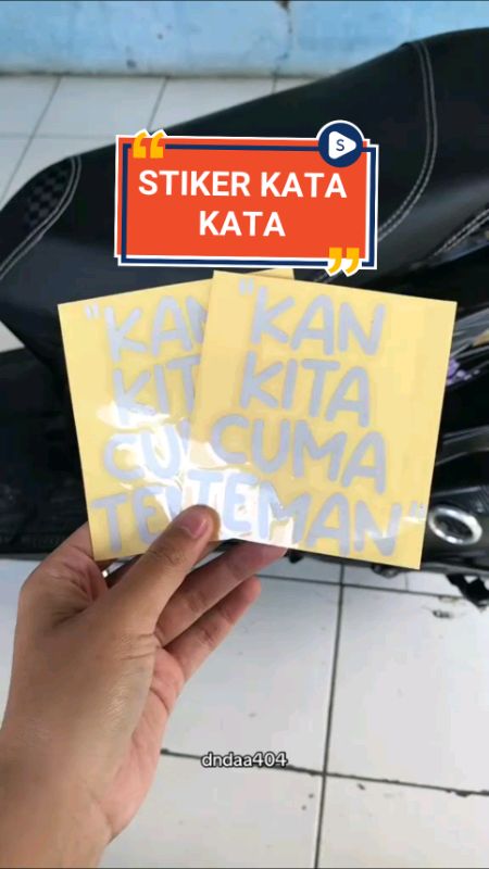 #stiker #stikercustom #stikerviral #stikerkatakata #stikermurah