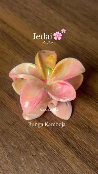 Jedai Bunga Kamboja | Jepit Rambut | Jedai Aesthetic | Jedai Murah #jedai #jedairambut #jedaibungakamboja #jedaibunga #jepitrambut #jedaikorea