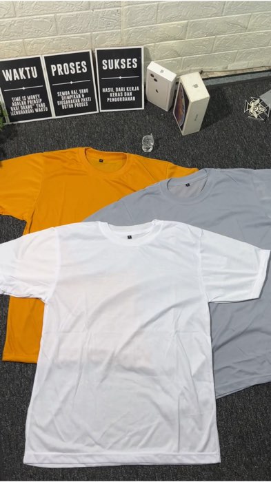 Kaos polos 3pcs 50k #RacunShopee #DiskonBesar22 #PejuangRupiah #alfinrozikin272 #fyp